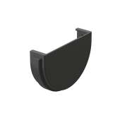 Заглушка желоба (ГРАФИТ) premium