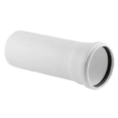 Труба пп 50х2,0х2000 мм с раструбом (улучшенное шумопоглощение) вк "Политэк"