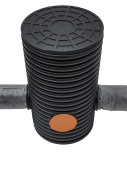 Колодец инспекц. D 400/343 L3500, универсал. D160 мм