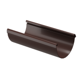 Желоб водосточный 3м (ШОКОЛАД) lux АКЦИЯ !!!