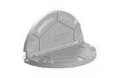 Крышка колодца "РОСА" полимерная (серая)