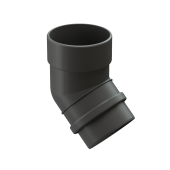 Колено 45° (ГРАФИТ) lux
