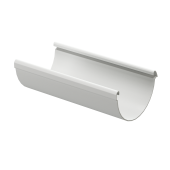 Желоб водосточный 3м (ПЛОМБИР) lux