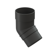 Колено 45° (ГРАФИТ) premium