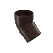 Колено 45° (ТЁМНО-КОРИЧНЕВЫЙ) standard
