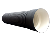 Труба ПЭ 368/315 мм SN6 двухслойная гофрированная с раструбом