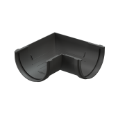 Угловой элемент 90° (ГРАФИТ) premium