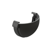 Заглушка желоба (ГРАФИТ) lux