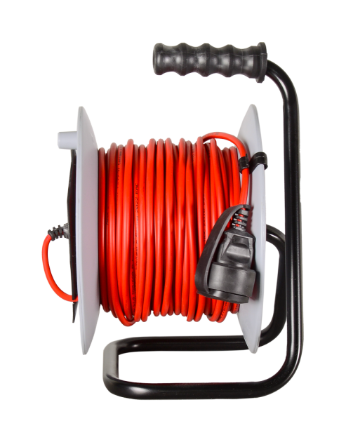 Удлинитель силовой на катушке Ресанта СУ-2х1-30/2ВР (с выкл., 1 розетка, IP44)