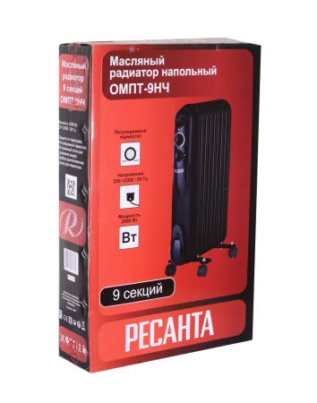 Масляный радиатор РЕСАНТА ОМПТ-9НЧ