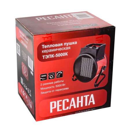 Электрическая тепловая пушка РЕСАНТА ТЭПК-5000K