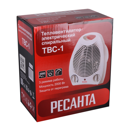 Тепловентилятор РЕСАНТА ТВС-1