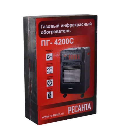Газовый инфракрасный обогреватель Ресанта ПГ-4200С