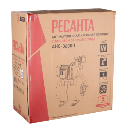 Автономная насосная станция Ресанта АНС-3600П