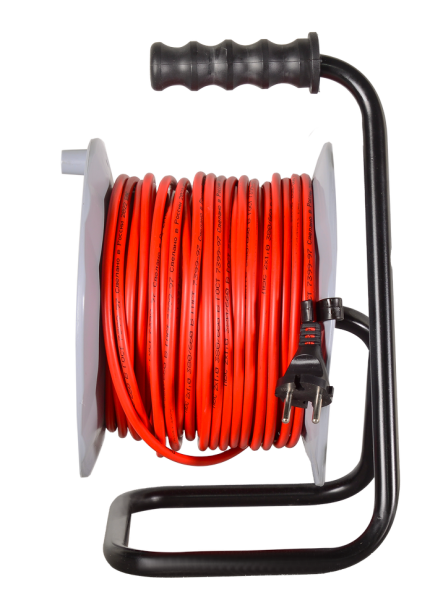 Удлинитель силовой на катушке Ресанта СУ-2х1-30/2 (с выкл., 4 розетки)
