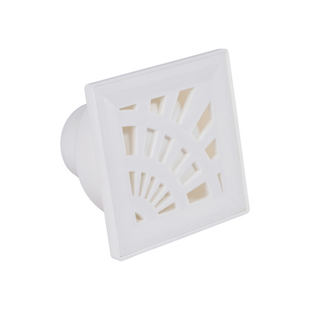 Трап 50 мм вертикальный гидрозатвор пласт.решетка 100х100 мм