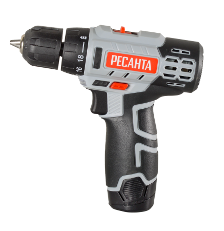 Дрель-шуруповерт аккумуляторная Ресанта ДА-12-2ЛК