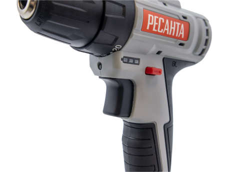 Дрель-шуруповерт аккумуляторная Ресанта ДА-20-2ЛК-Б (2,0 А/ч) (бесщеточный двигатель)