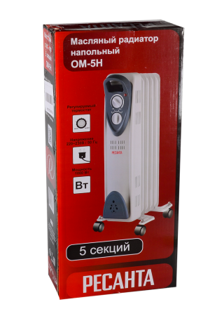 Масляный радиатор РЕСАНТА ОМ-5Н